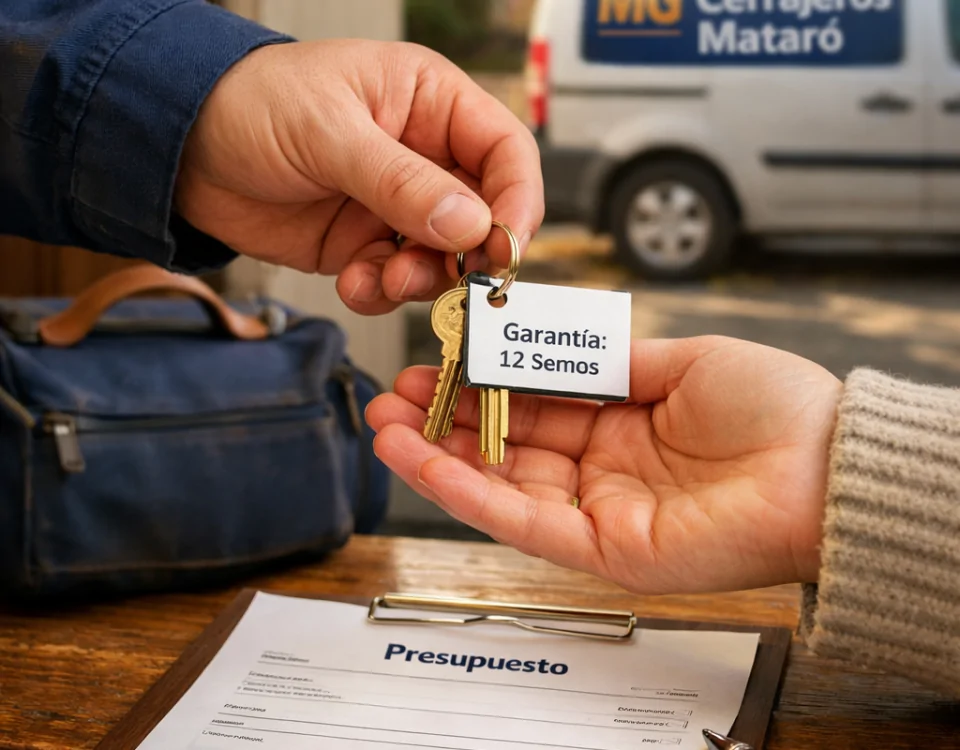Primer plano de manos intercambiando una llave, simbolizando confianza en servicios de cambio de cerraduras con mejor relación calidad precio.