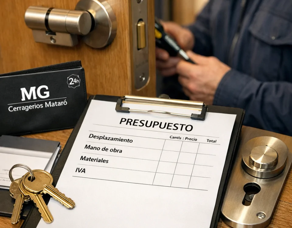 Encuentra cerrajeros con precios economicos en Mataro para cambio de cerraduras: presupuesto y llaves